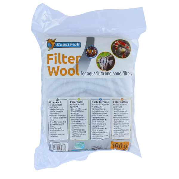 SuperFish Filterwatten wit 100 gram C8040006 SuperFish