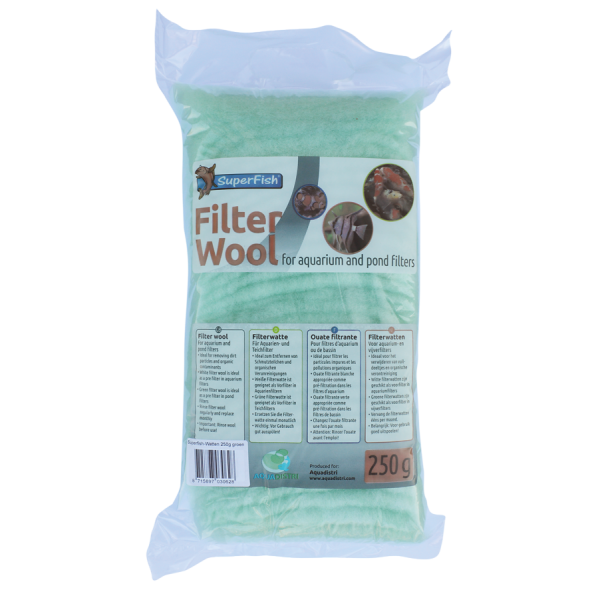 SuperFish Filterwatten groen 250 gram C8040026 SuperFish